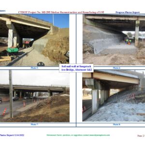 Soil Nail Wall at Saugatuck Avenue Bridge, Abutment 1 and 2